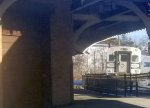 Metro-North Shoreliner (center door) cab car 6301 at Danbury Union Station